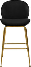 Load image into Gallery viewer, Paris Black Velvet Stool