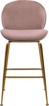 Load image into Gallery viewer, Paris Pink Velvet Stool