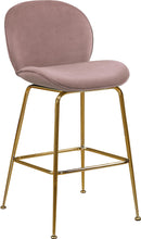 Load image into Gallery viewer, Paris Pink Velvet Stool