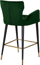 Load image into Gallery viewer, Luxe Green Velvet Stool