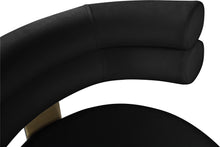 Load image into Gallery viewer, Fitzroy Black Velvet Counter Stool