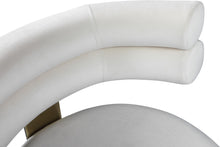 Load image into Gallery viewer, Fitzroy Cream Velvet Counter Stool