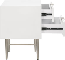 Load image into Gallery viewer, Modernist White Gloss Night Stand