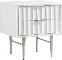 Load image into Gallery viewer, Modernist White Gloss Night Stand