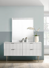 Load image into Gallery viewer, Modernist White Gloss Mirror