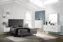 Load image into Gallery viewer, Modernist White Gloss Mirror