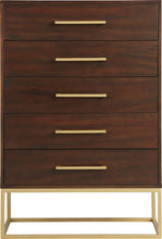 Load image into Gallery viewer, Maxine Cherry / Gold Chest