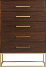 Load image into Gallery viewer, Maxine Cherry / Gold Chest