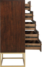 Load image into Gallery viewer, Maxine Cherry / Gold Chest