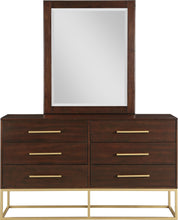 Load image into Gallery viewer, Maxine Cherry / Gold Dresser