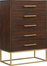 Load image into Gallery viewer, Maxine Cherry / Gold Chest