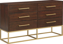 Load image into Gallery viewer, Maxine Cherry / Gold Dresser