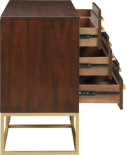 Load image into Gallery viewer, Maxine Cherry / Gold Dresser