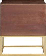 Load image into Gallery viewer, Maxine Cherry / Gold Night Stand