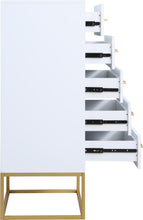 Load image into Gallery viewer, Maxine White / Gold Chest