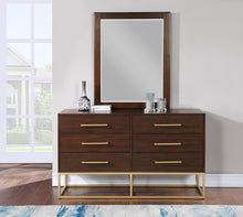 Load image into Gallery viewer, Maxine Cherry / Gold Dresser