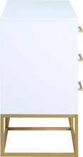 Load image into Gallery viewer, Maxine White / Gold Dresser