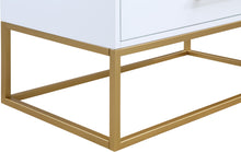 Load image into Gallery viewer, Maxine White / Gold Chest