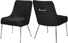 Load image into Gallery viewer, Ace Black Velvet Dining Chair