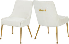 Load image into Gallery viewer, Ace Cream Velvet Dining Chair