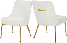 Load image into Gallery viewer, Ace Cream Velvet Dining Chair