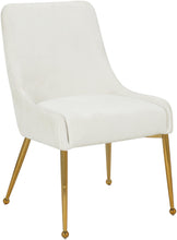 Load image into Gallery viewer, Ace Cream Velvet Dining Chair