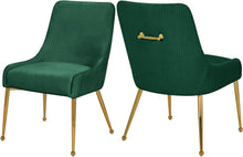 Load image into Gallery viewer, Ace Green Velvet Dining Chair
