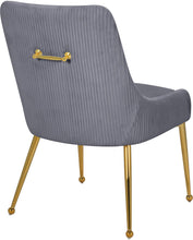 Load image into Gallery viewer, Ace Grey Velvet Dining Chair