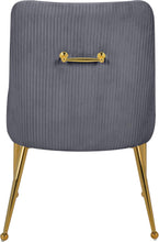 Load image into Gallery viewer, Ace Grey Velvet Dining Chair
