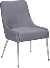 Load image into Gallery viewer, Ace Grey Velvet Dining Chair