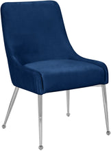 Load image into Gallery viewer, Ace Navy Velvet Dining Chair