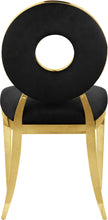 Load image into Gallery viewer, Carousel Black Velvet Dining Chair