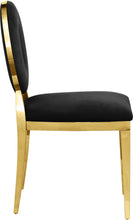 Load image into Gallery viewer, Carousel Black Velvet Dining Chair