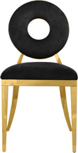 Load image into Gallery viewer, Carousel Black Velvet Dining Chair