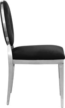 Load image into Gallery viewer, Carousel Black Velvet Dining Chair
