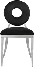 Load image into Gallery viewer, Carousel Black Velvet Dining Chair