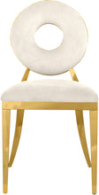 Load image into Gallery viewer, Carousel Cream Velvet Dining Chair
