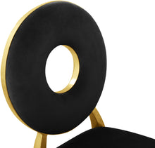 Load image into Gallery viewer, Carousel Black Velvet Dining Chair