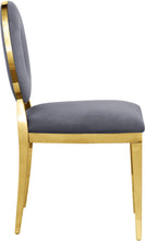 Load image into Gallery viewer, Carousel Grey Velvet Dining Chair
