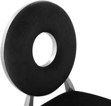 Load image into Gallery viewer, Carousel Black Velvet Dining Chair