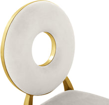 Load image into Gallery viewer, Carousel Cream Velvet Dining Chair