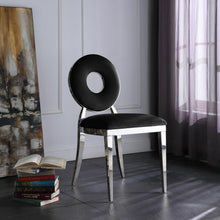Load image into Gallery viewer, Carousel Black Velvet Dining Chair