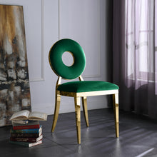 Load image into Gallery viewer, Carousel Green Velvet Dining Chair