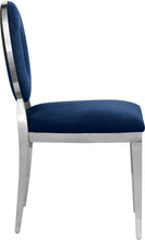 Load image into Gallery viewer, Carousel Navy Velvet Dining Chair