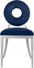 Load image into Gallery viewer, Carousel Navy Velvet Dining Chair