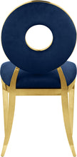 Load image into Gallery viewer, Carousel Navy Velvet Dining Chair
