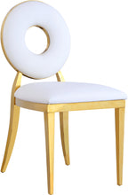 Load image into Gallery viewer, Carousel White Faux Leather Dining Chair