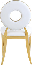 Load image into Gallery viewer, Carousel White Faux Leather Dining Chair