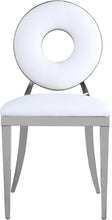 Load image into Gallery viewer, Carousel White Faux Leather Dining Chair