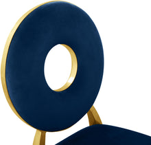 Load image into Gallery viewer, Carousel Navy Velvet Dining Chair